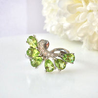 Clutch Peridot Ring