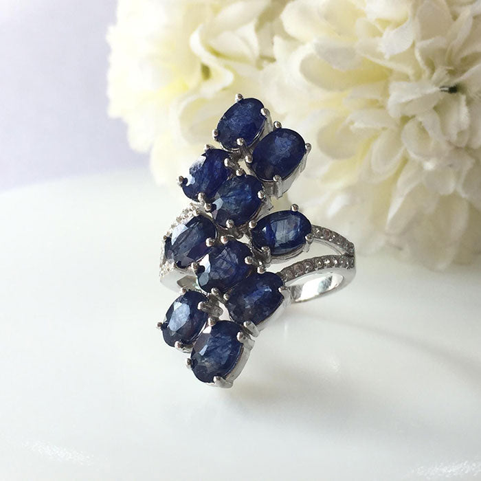 Intriguing Blue Sapphire Ring