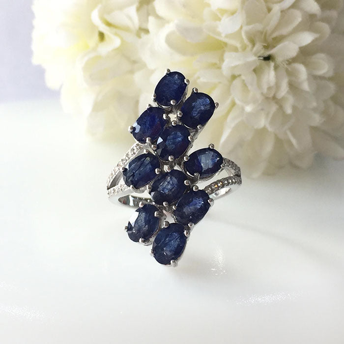 Intriguing Blue Sapphire Ring