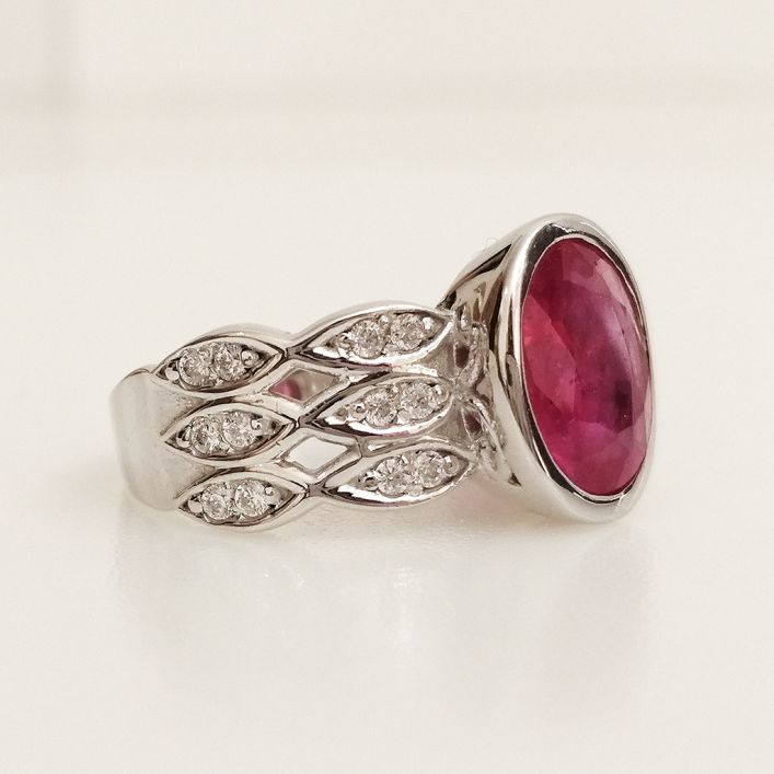 Marquise Ruby Men Ring (Bespoke)