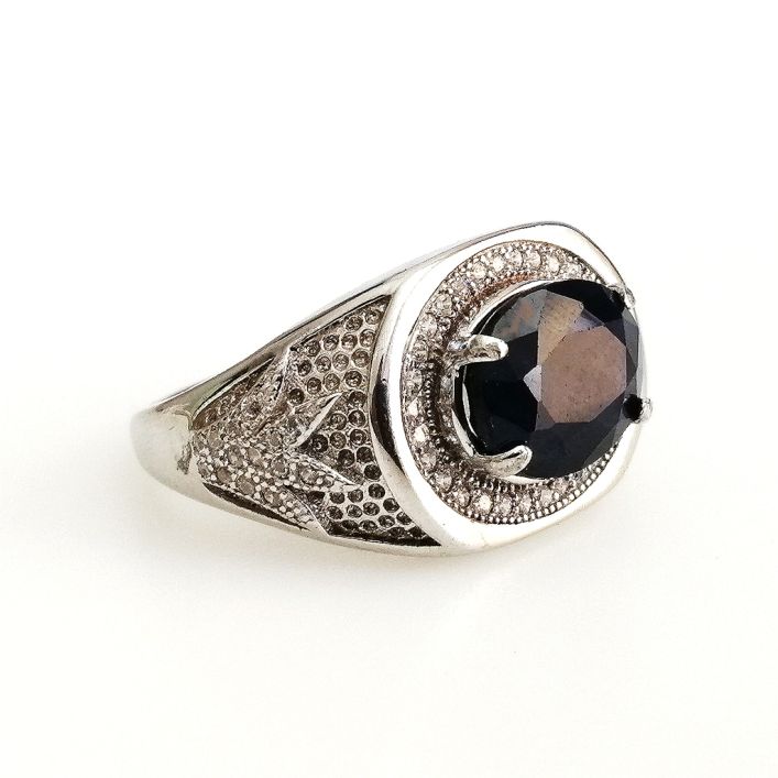 Suave Blue Sapphire Men Ring