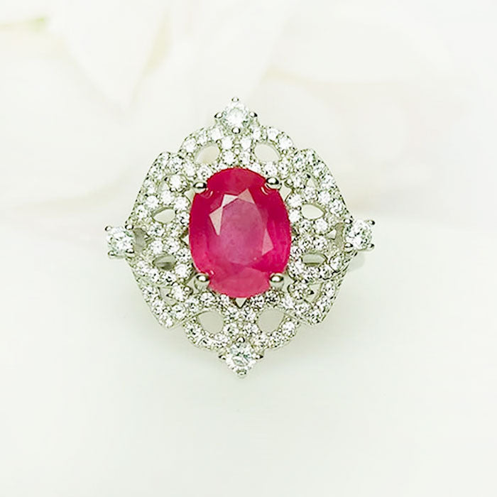 Alcazar Ruby Ring