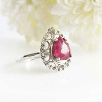 Frill Ring - Ruby