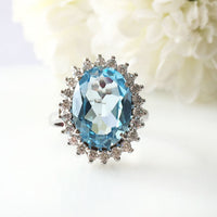 Paw Topaz Ring