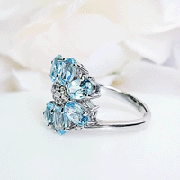 Periwinkle Topaz Ring