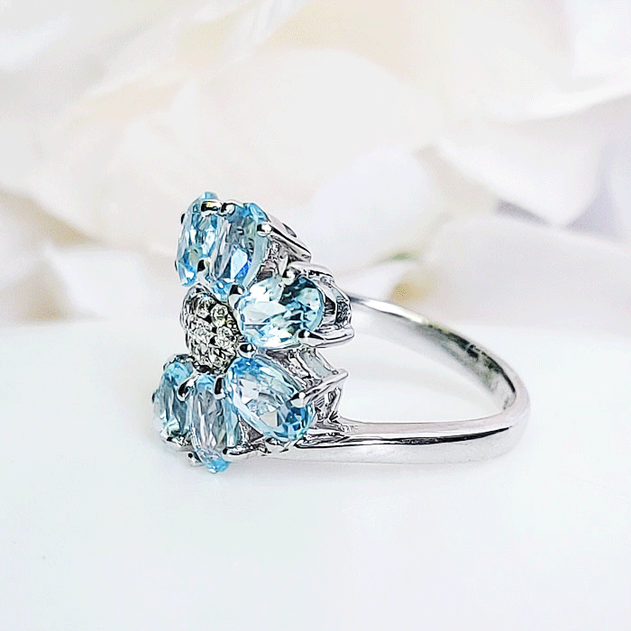 Periwinkle Topaz Ring