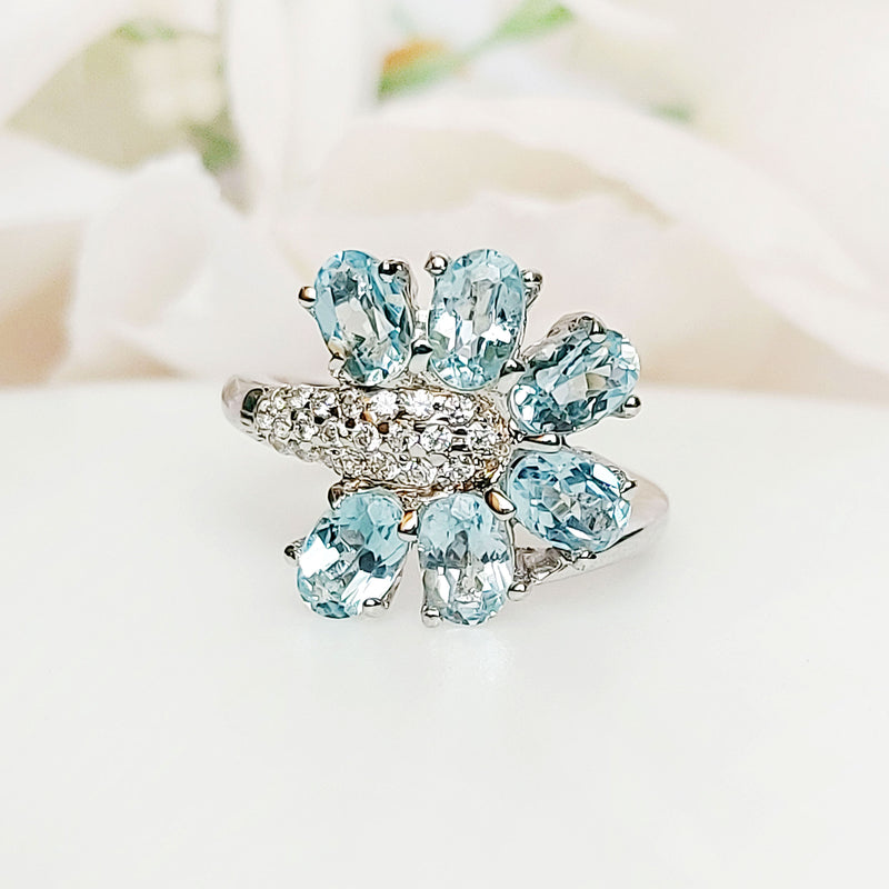 Periwinkle Topaz Ring