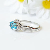 Imperial Blue Topaz Ring