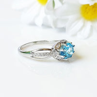 Imperial Blue Topaz Ring