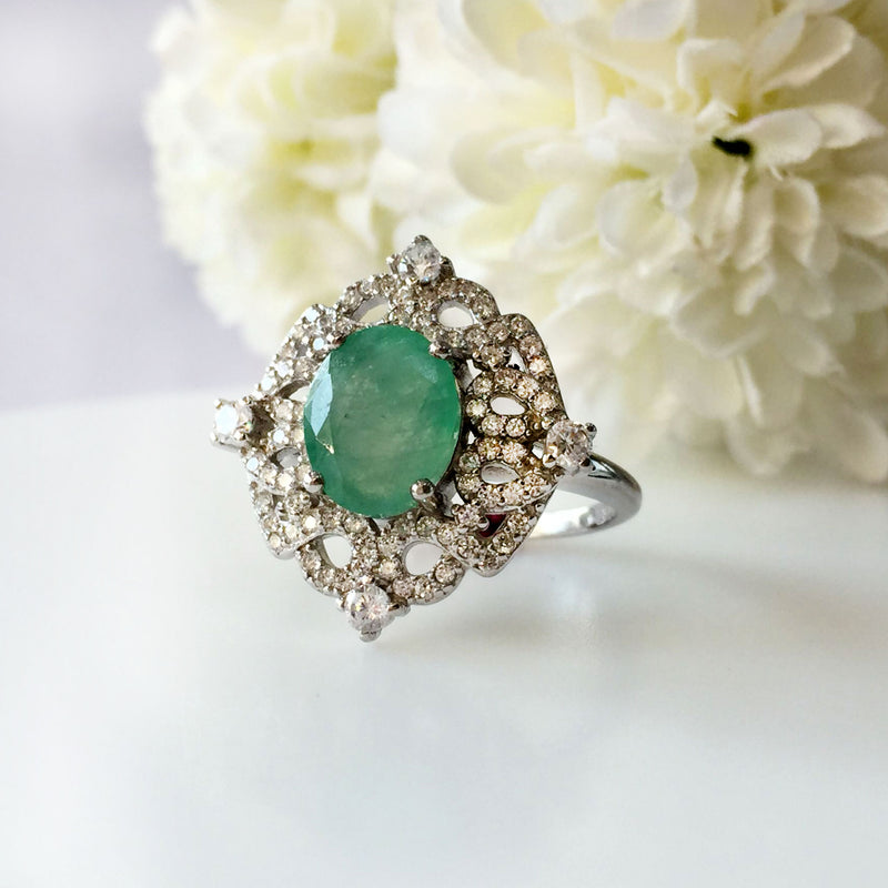 Alcazar Emerald Ring