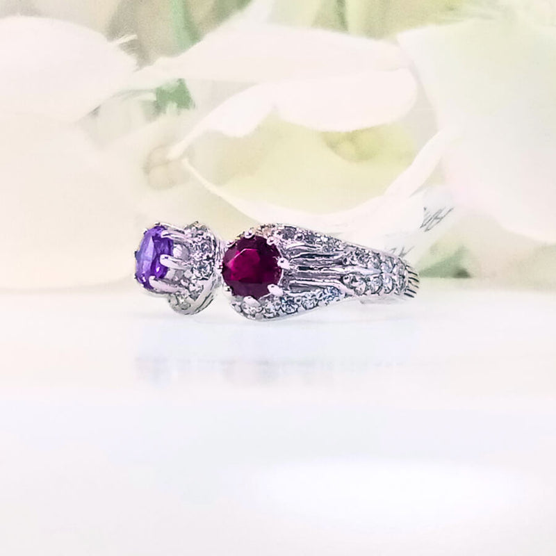 Front view of the Twilight Love Ring