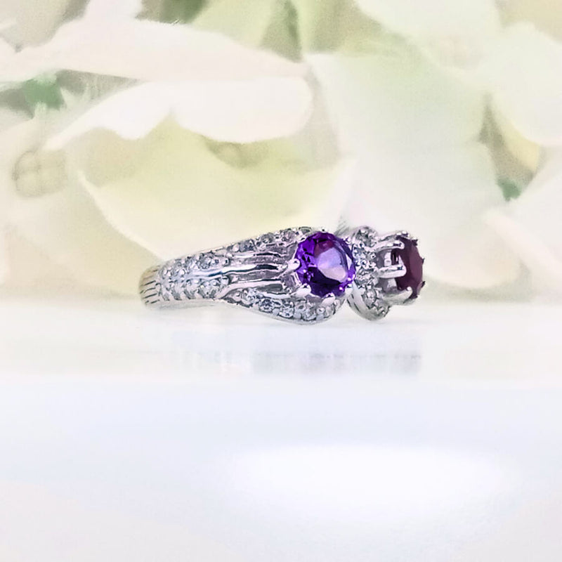 set in 925 sterling silver