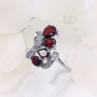 Close-up view of the Blazing Swirl Ring