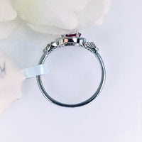 vibrant pink ruby gem