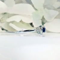 showcasing its refined silver band and the delicate