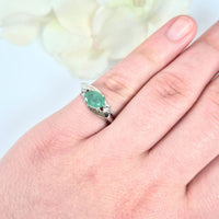 Verdant Allure Ring - Emerald