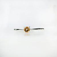 Golden Embrace Ring in real natural original citrine in 925 silver for birthstone, party, or casual wear. light weight, delicate, dainty designer jewellery