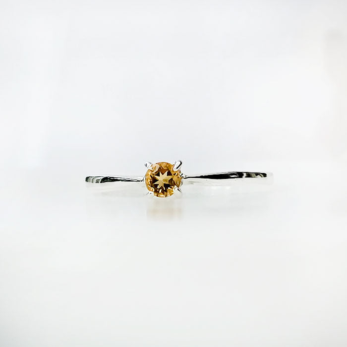 Golden Embrace Ring in real natural original citrine in 925 silver for birthstone, party, or casual wear. light weight, delicate, dainty designer jewellery