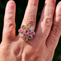 Stellar Ring in original Yellow Sapphire
