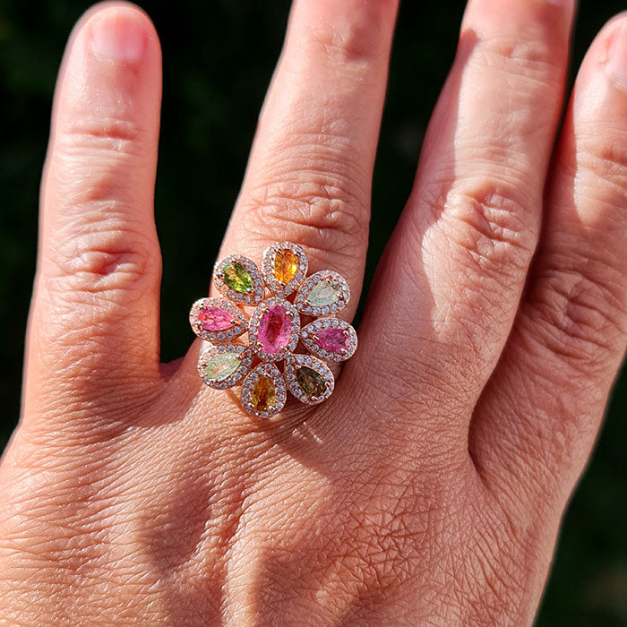 Stellar Ring in original Yellow Sapphire