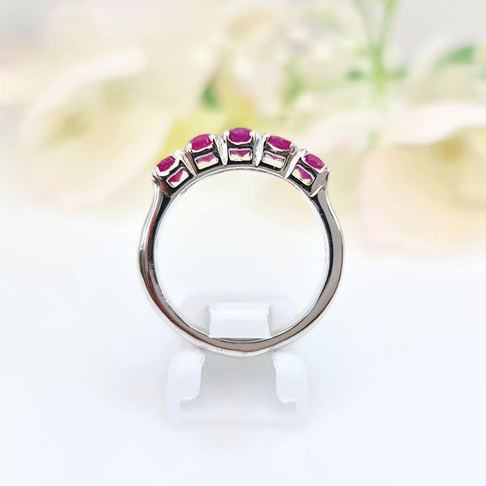 Royal Ruby Suite Ring - Ruby in authentic and original Ruby for birthstone