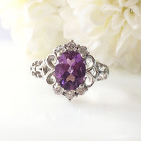 Monarch Amethyst Ring