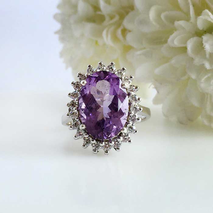 Queens Amethyst Ring