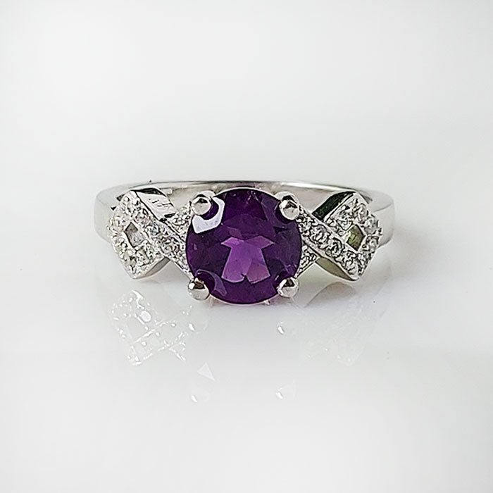 Stellar Star Ring-Amethyst