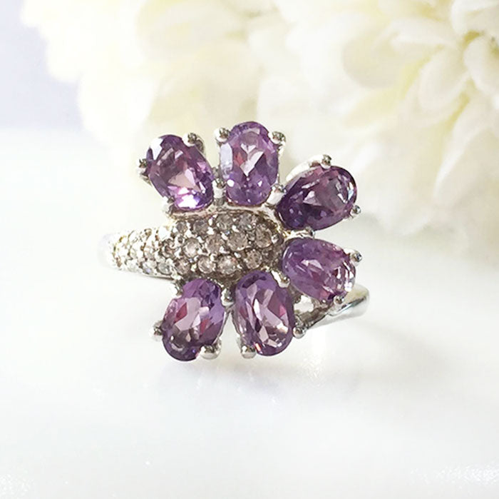 Periwinkle Amethyst Ring