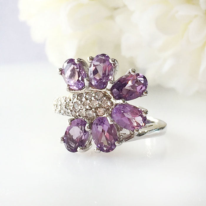 Periwinkle Amethyst Ring