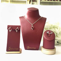 Twisted Ruby Set