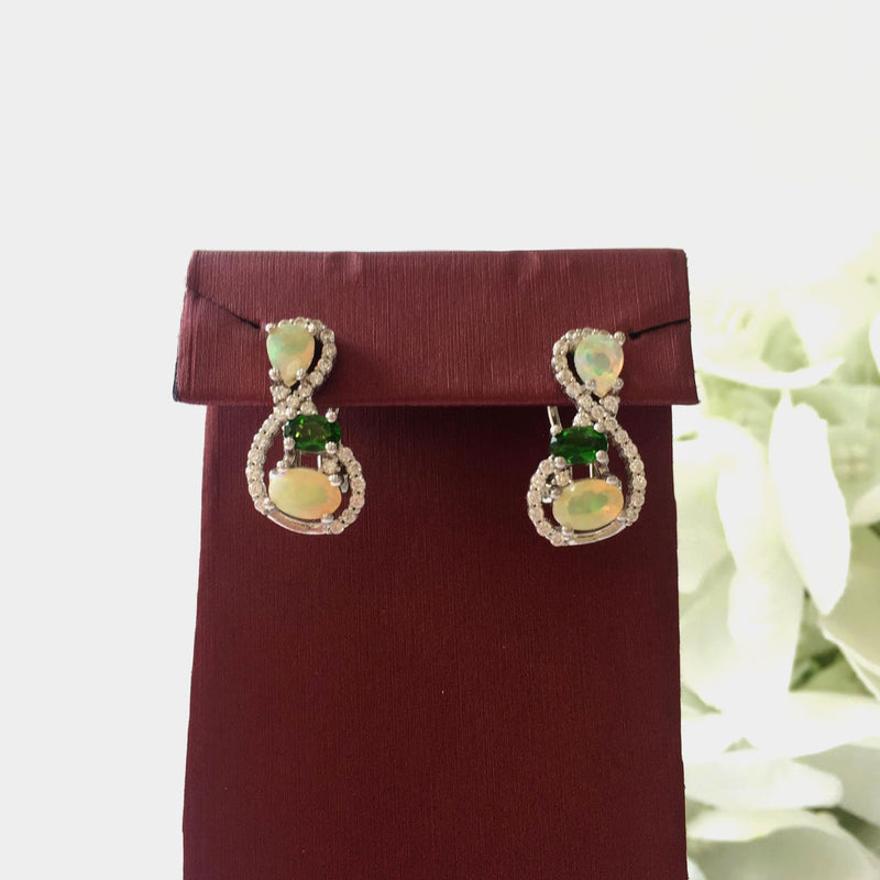 Opal & Diopsite Set