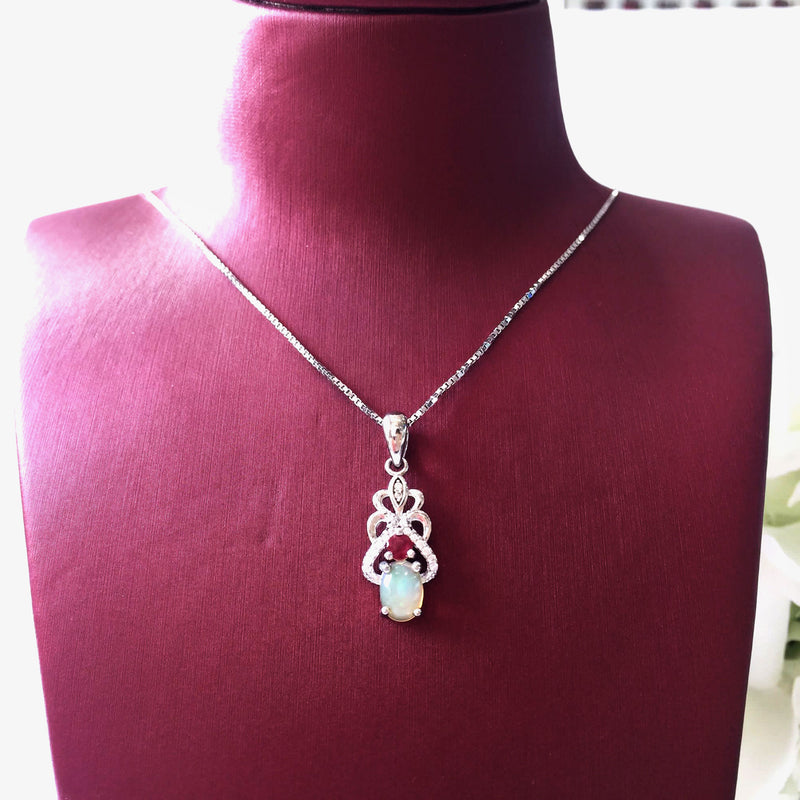 Charming Opal & Ruby Set