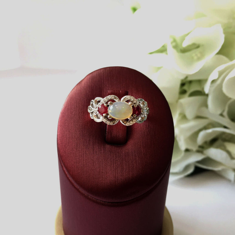 Charming Opal & Ruby Set