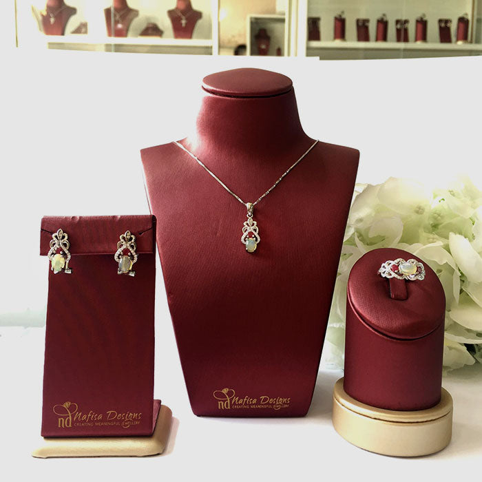 Charming Opal & Ruby Set