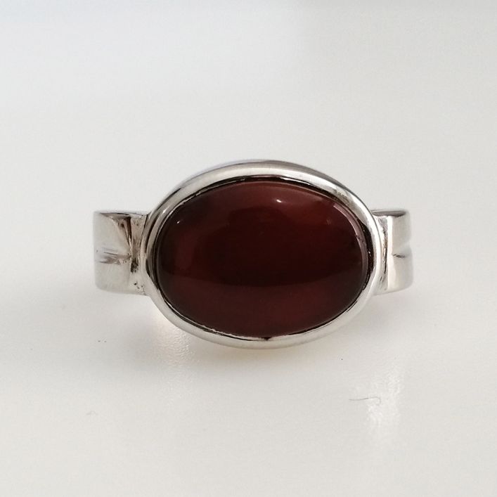 Simple Horizontal Akeek Men Ring (Bespoke)