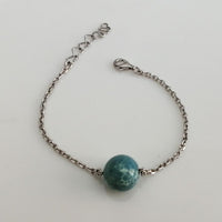 Blue Larimar Bracelet in high-quality silver ready available at Nafisa Designs