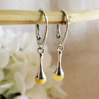 Simple Amber Earrings