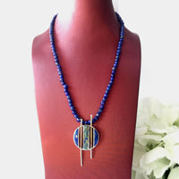 Lapis Lazuli Necklace with Pandent