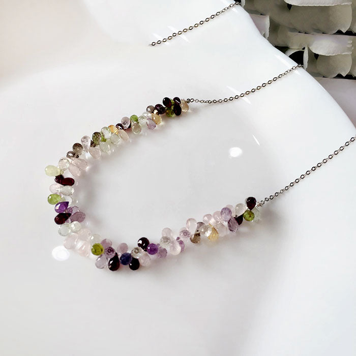 Multi Gemstone Bead Necklace