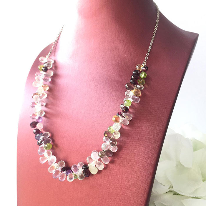 Multi Gemstone Bead Necklace