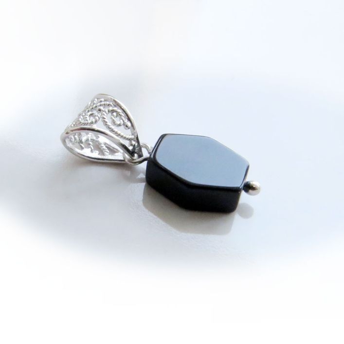 Black Agate Desire Pendant