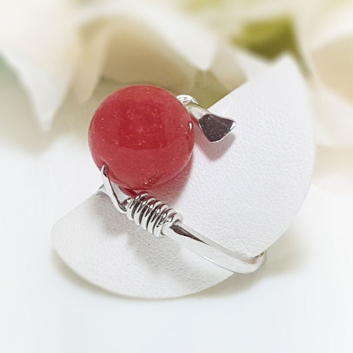 Passion Sphere - Ruby Ring