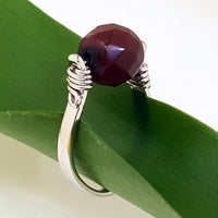 Akeek Agate Ring