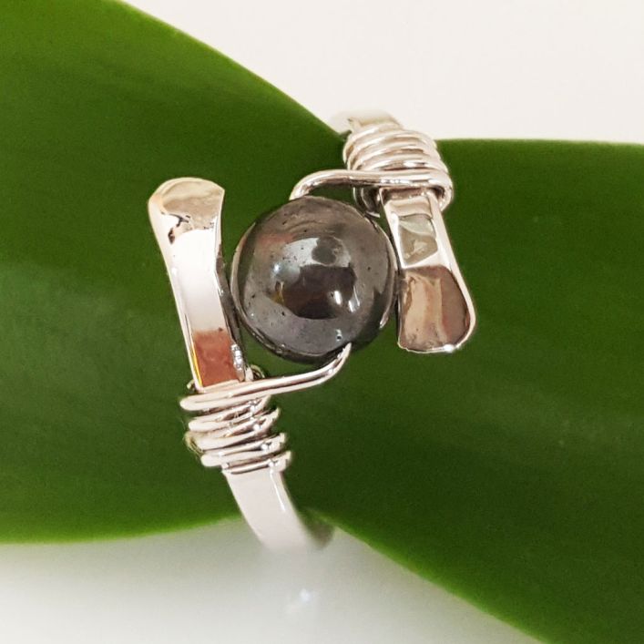 Fitness Hematite Ring