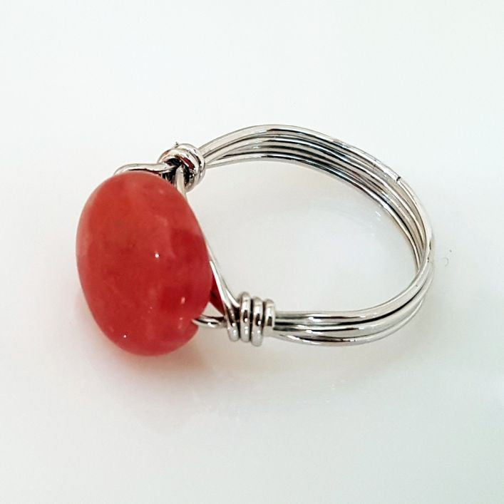 Rhodochrosite ring in high quality silver ready available at Nafisa Designs, Manchester UK. Free Global Shipping!
For Inquiries Call or WhatsApp: +447878581702 OR +96567725075