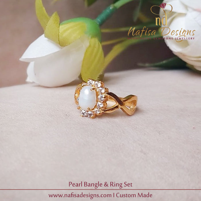 Pearl Bangles and Ring