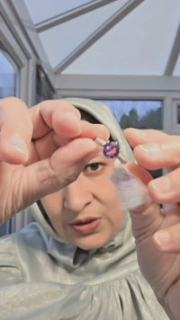 Amethyst Solitaire Ring