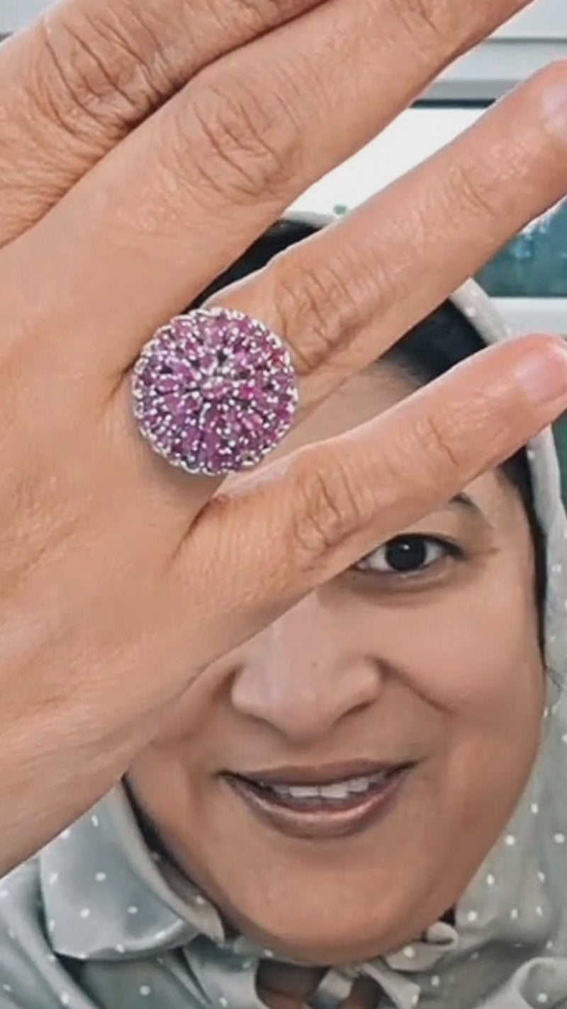 Grand Royal Ruby Blossom Cluster - Expression Of Beauty
