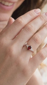 Victorian Ring - Garnet